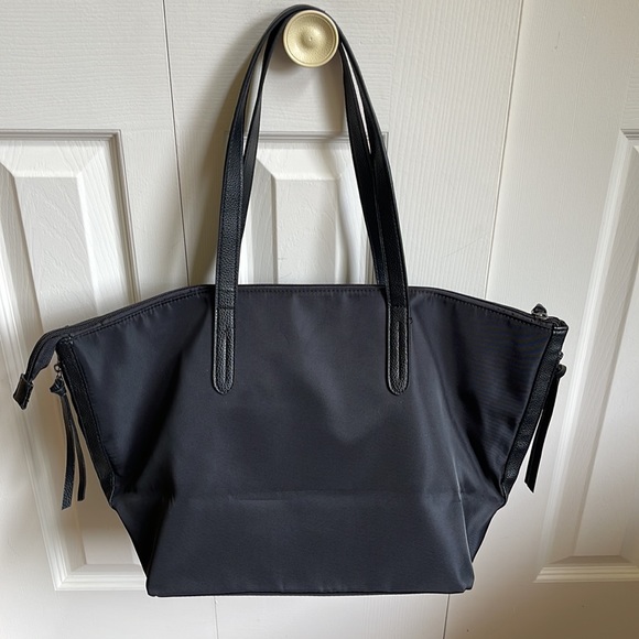 Botkier Black Fabric Shoulder Tote Bag - Picture 3 of 10